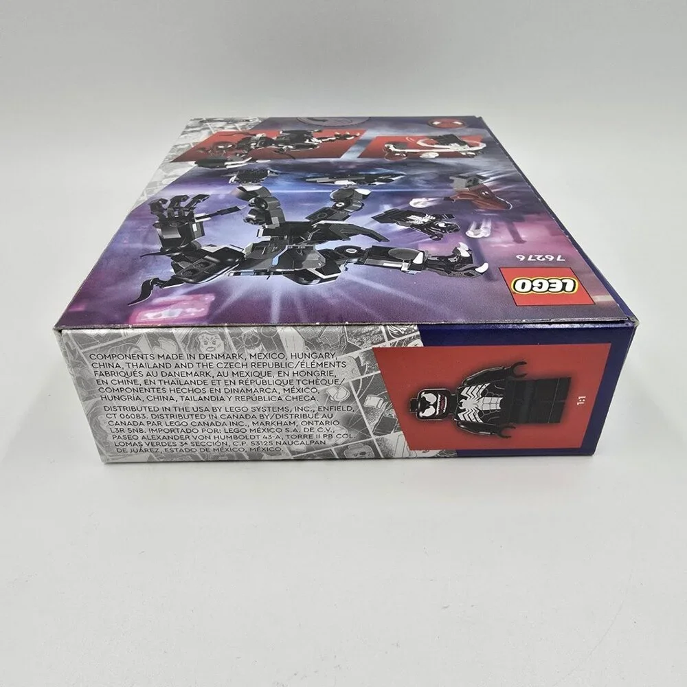 Lego Marvel Building Toy Set 76276 Venom Mech Armor vs. Miles Morales Ages 6+